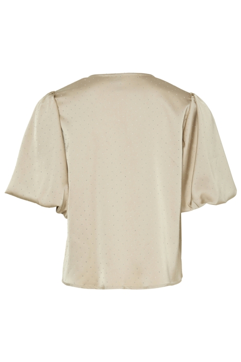 Pieces pcfaya 2/4 v-neck top d2d wvn fsy